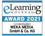 Das ogo des E-Learning Award 2021.