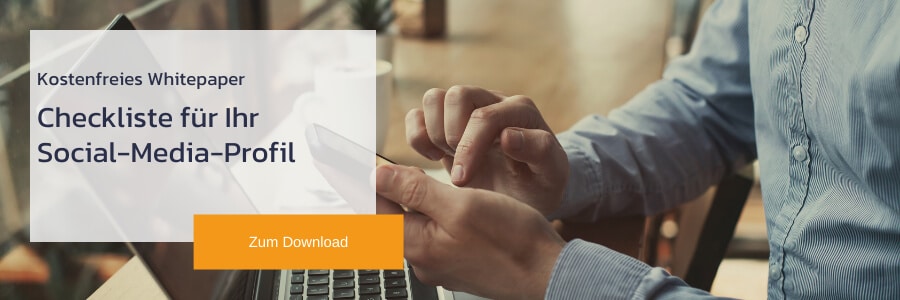 Whitepaper Checkliste für ihr Social Media Profil zum Download