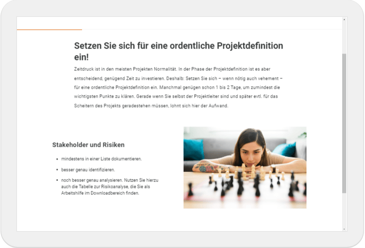 Marketingprojekte erfolgreich umsetzen Sliderbild 1