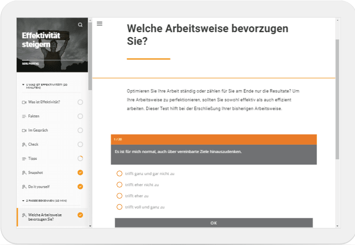 Selbstmanagement in Marketing und Vertrieb; Effektivität3