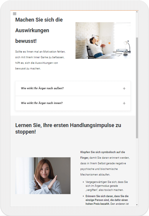 Selbstmanagement in Marketing und Vertrieb; Inner-Game4