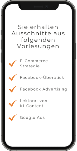 Gastzugang Vorlesungen Online Marketing Manager Schwerpunkt E-Commerce.