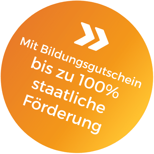 Mit Bildungsgutschein bis zu 100% staatliche Förderung