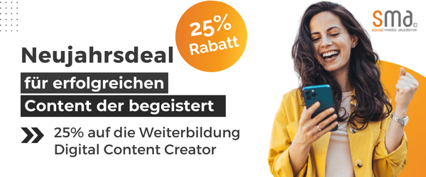 Digital Content Creator Rabatt Mailing Header